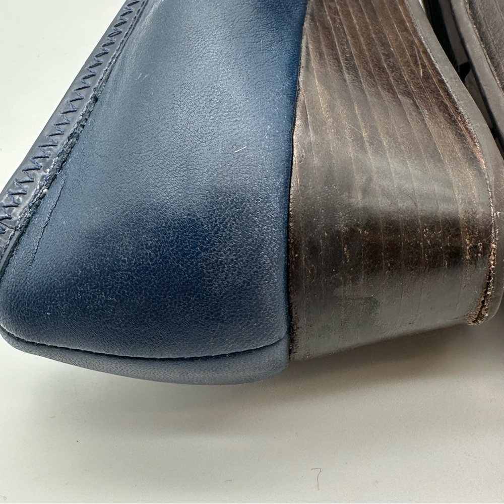 Cole Haan x Nike Air Navy Blue Leather Women's Wedges - Picture 10 of 10